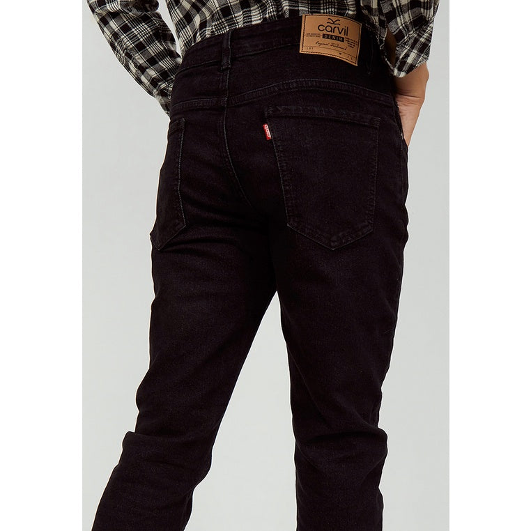 Carvil Jeans Pria KAZU-BLACK