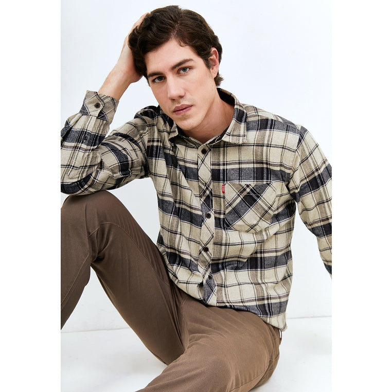 Carvil Kemeja Man LS HARRY-MULTI COLOR