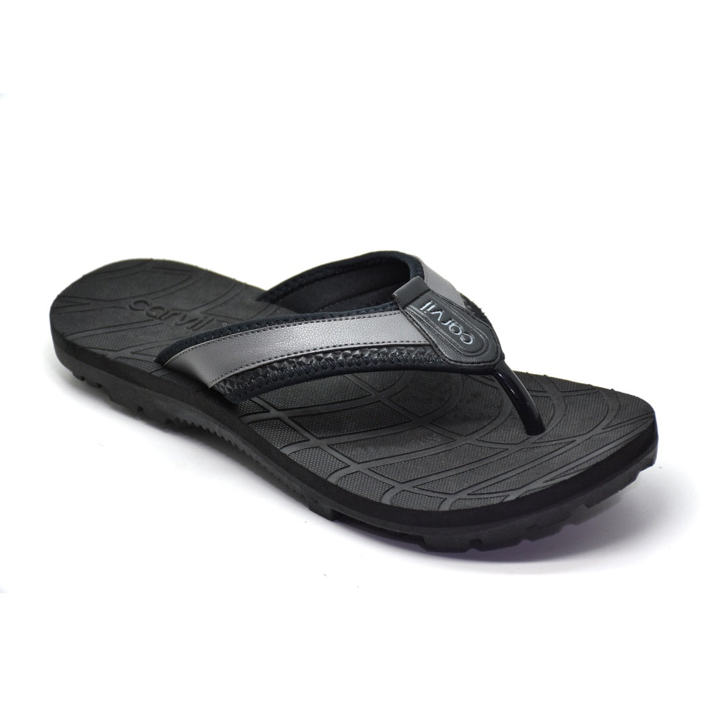 Carvil Sandal Pria FOXER-M BLACK/GREY