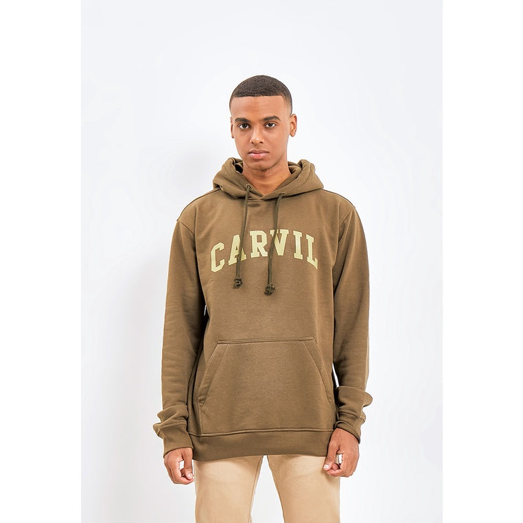 Carvil Sweater Pria CREW-OLI