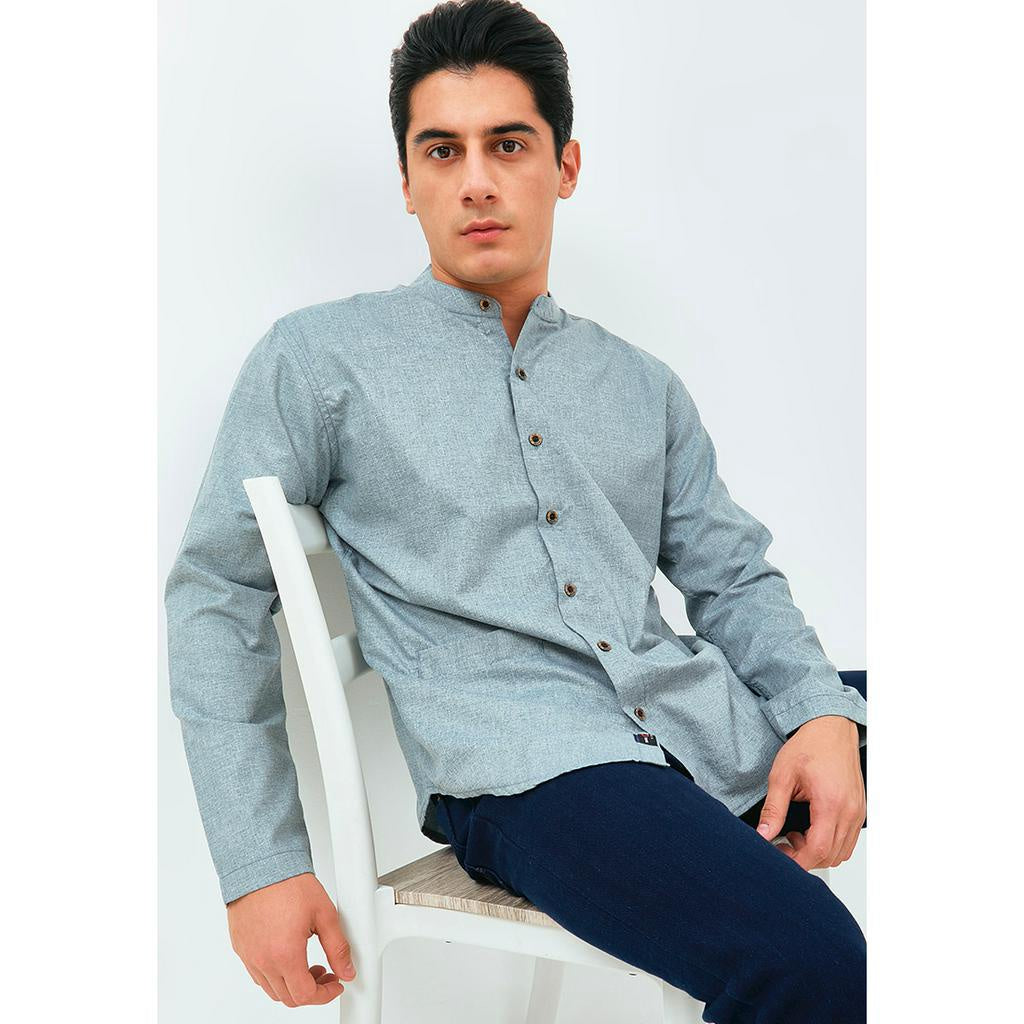 Carvil Baju Koko Man BAIM-BLU