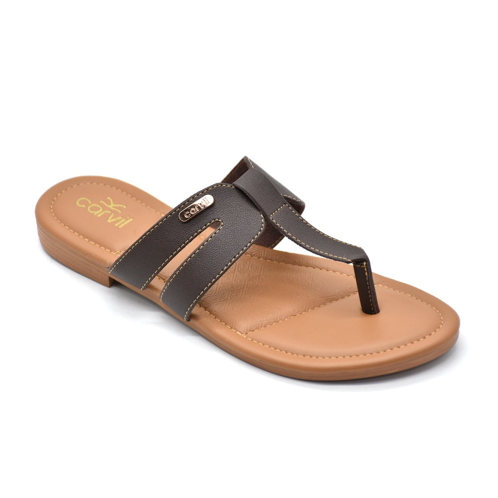 Carvil Sandal Wanita NAZIRA-01 L BROWN