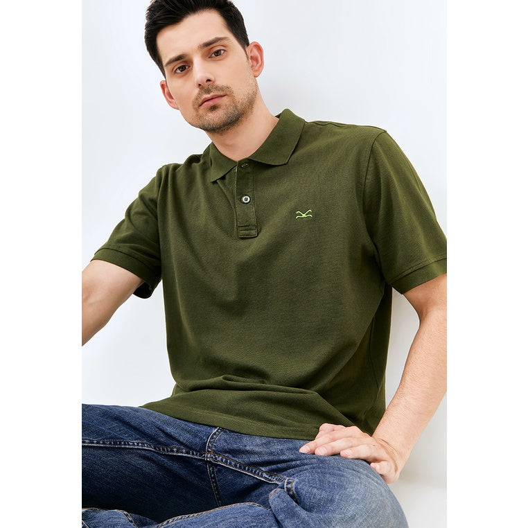 Carvil Polo Pria Pique - OLI OLIVE