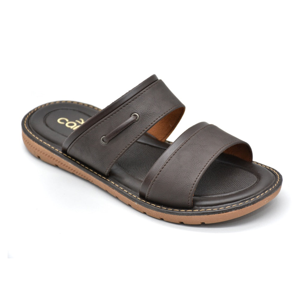 Carvil Sandal Pria BERLION-02 M DARK BROWN