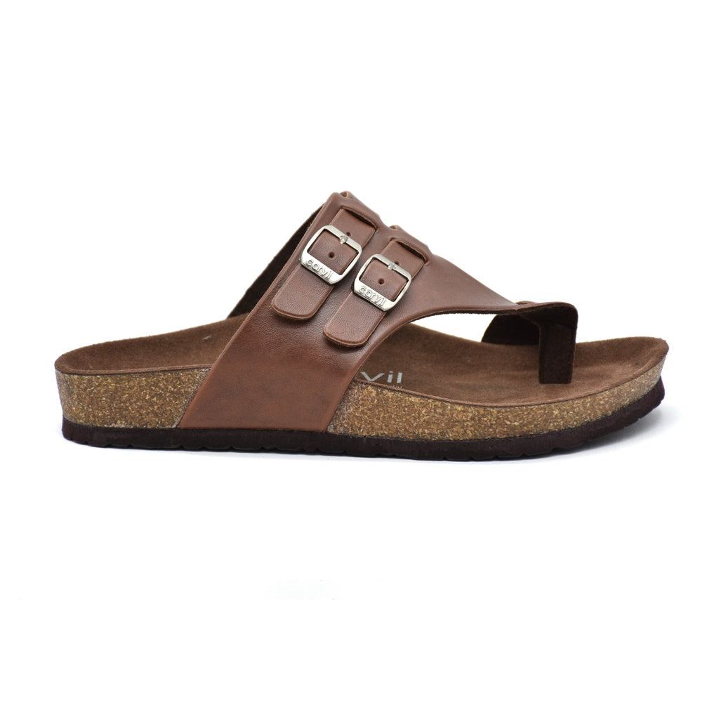 Carvil Sandal Pria ROMEO-03 M -DARK BROWN