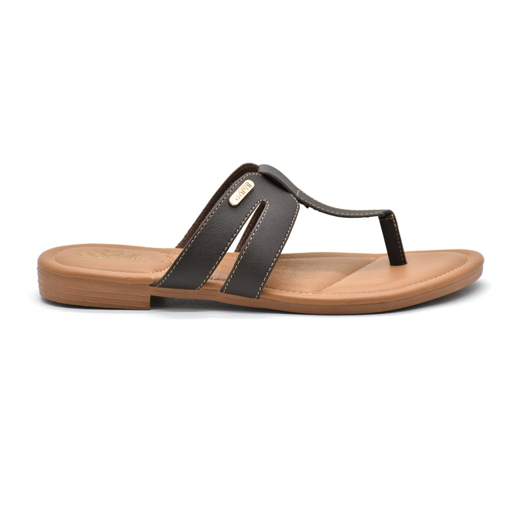 Carvil Sandal Wanita NAZIRA-01 L BROWN