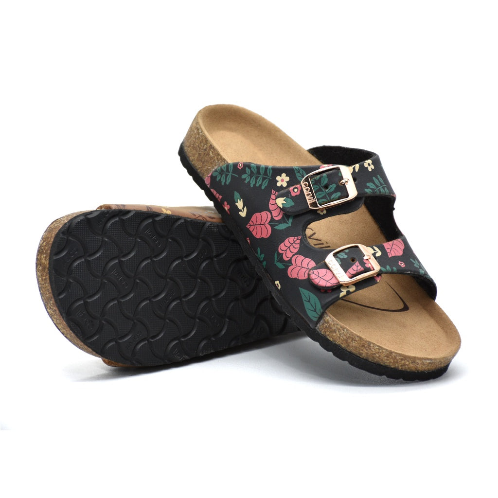 Carvil Sandal Anak VEGAN-02 TW BLACK
