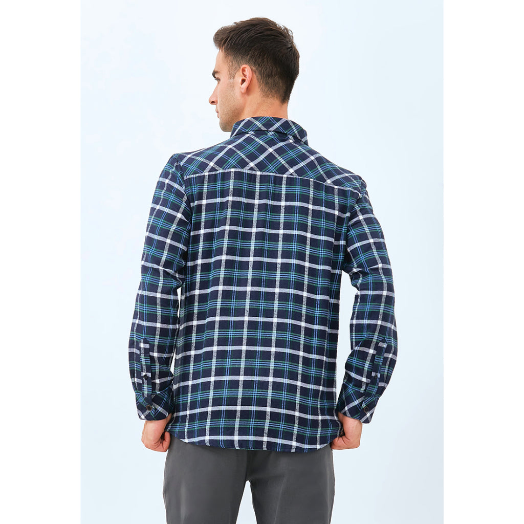 Carvil Kemeja Man LS JACKO- BLU