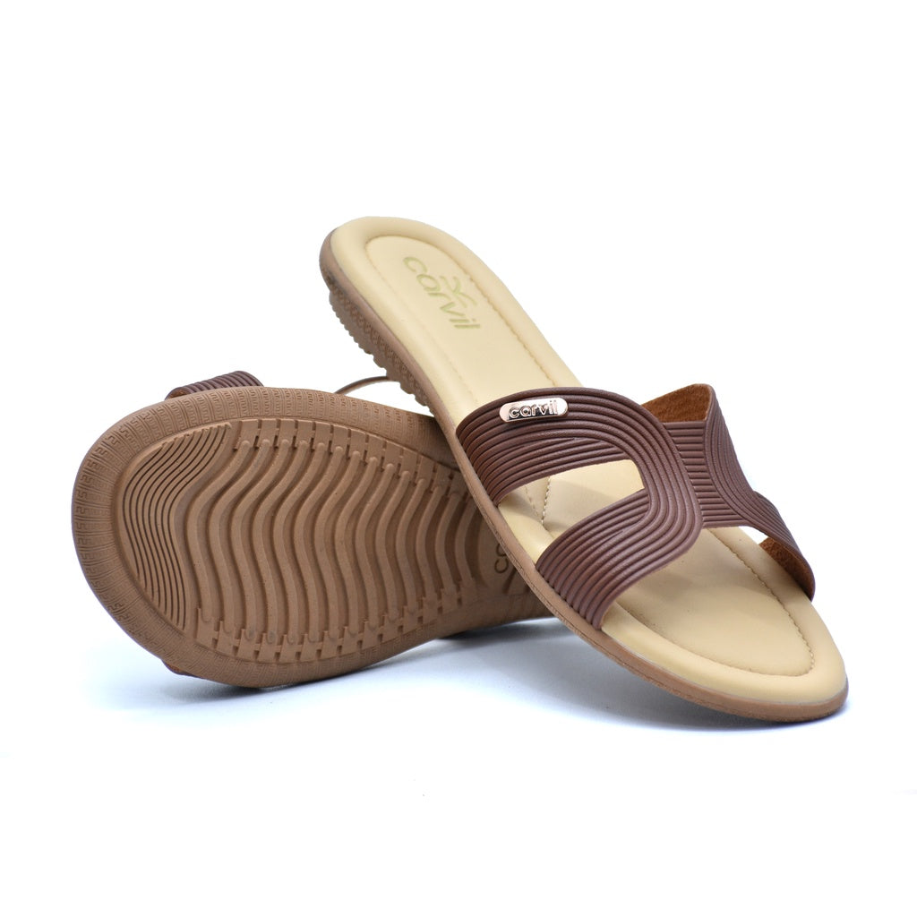 Carvil Sandal Wanita GHEA-02 L BROWN