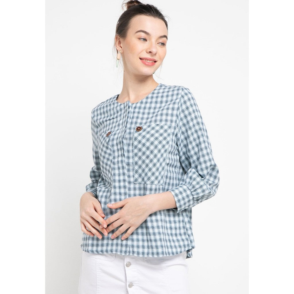 Carvil Blouse Ladies GRETA-BLU