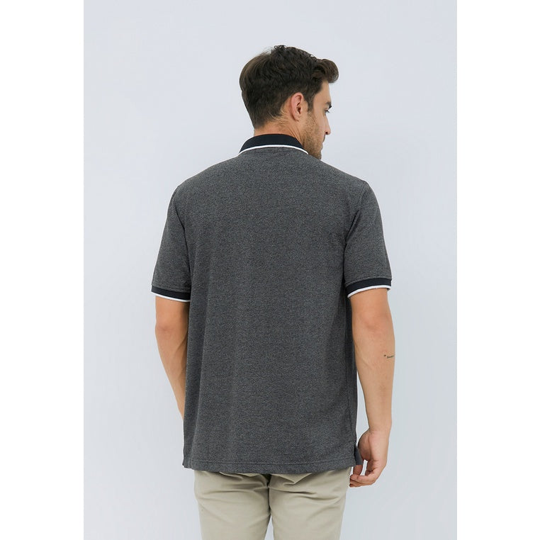 Carvil Polo Pria SHABO-BLK BLACK