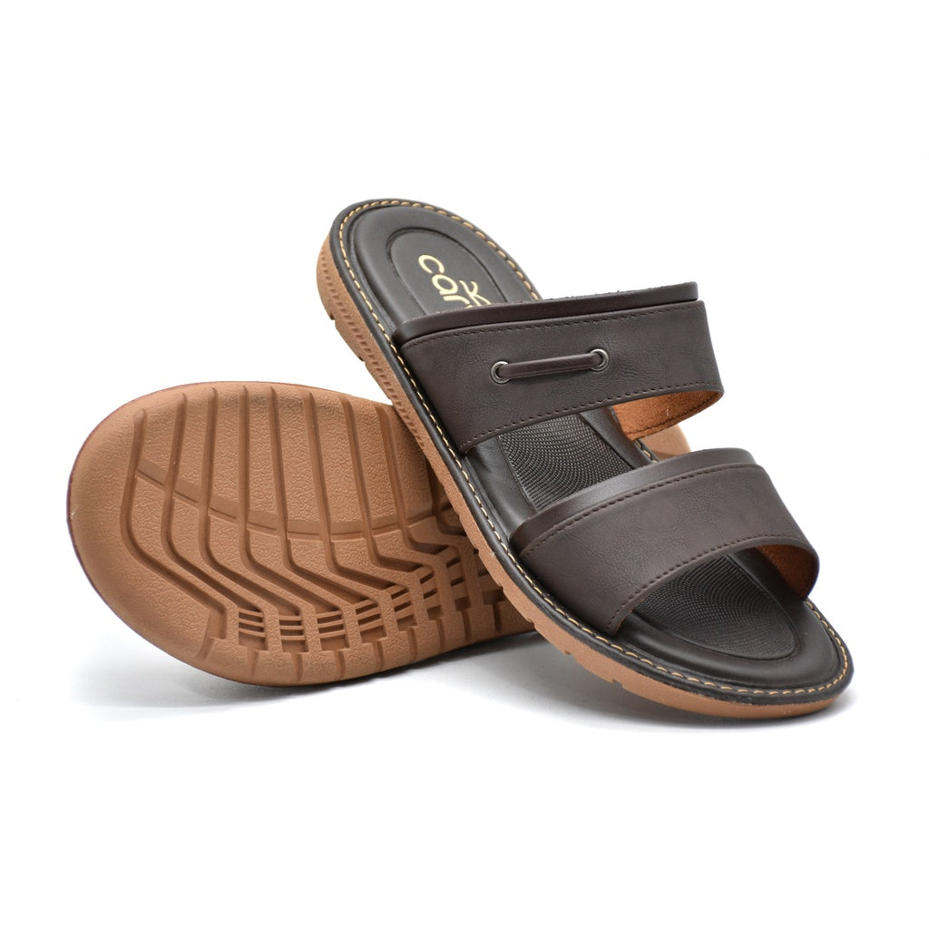 Carvil Sandal Pria BERLION-02 M DARK BROWN