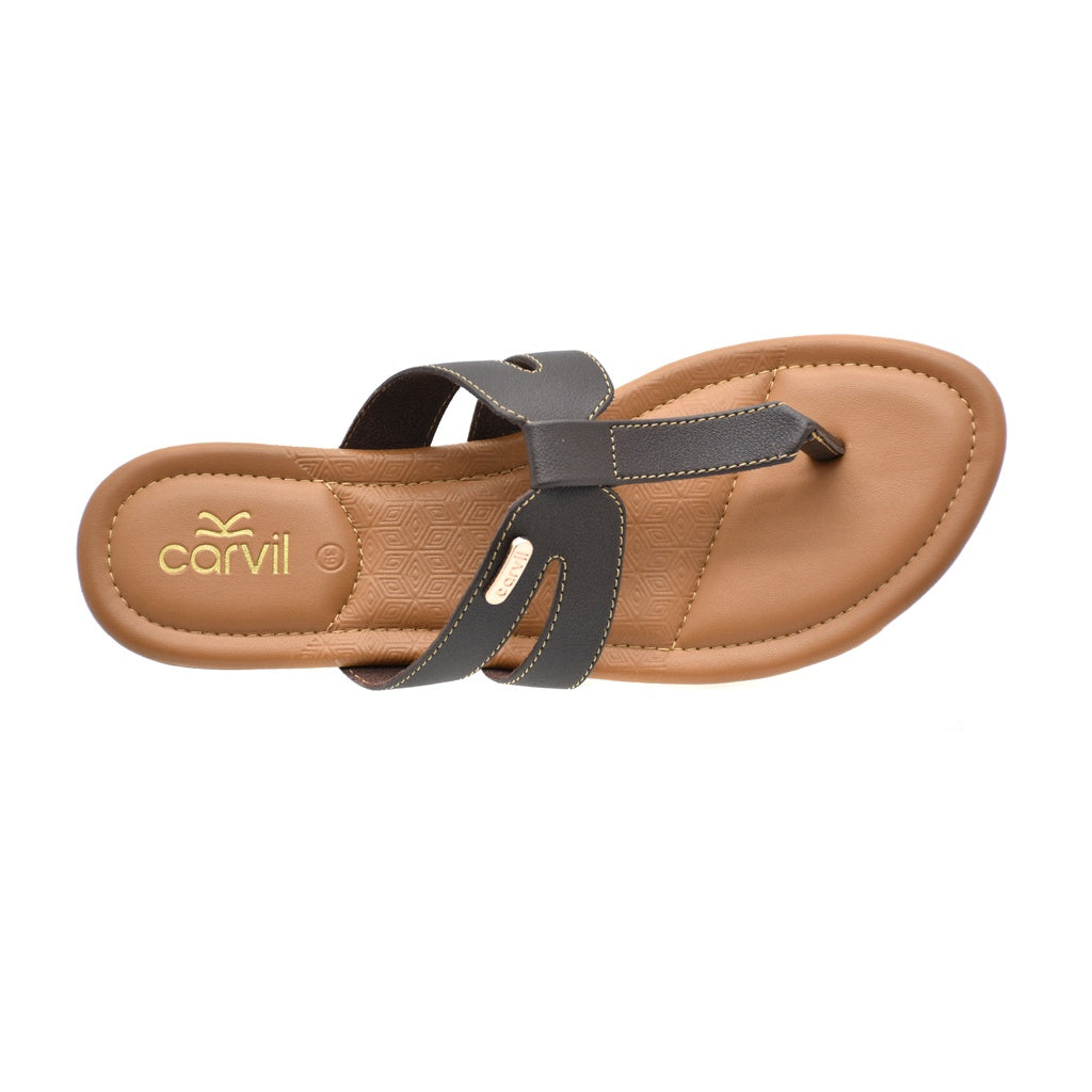 Carvil Sandal Wanita NAZIRA-01 L BROWN