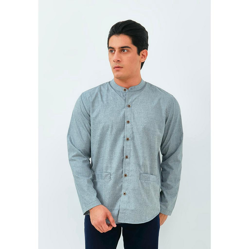Carvil Baju Koko Man BAIM-BLU