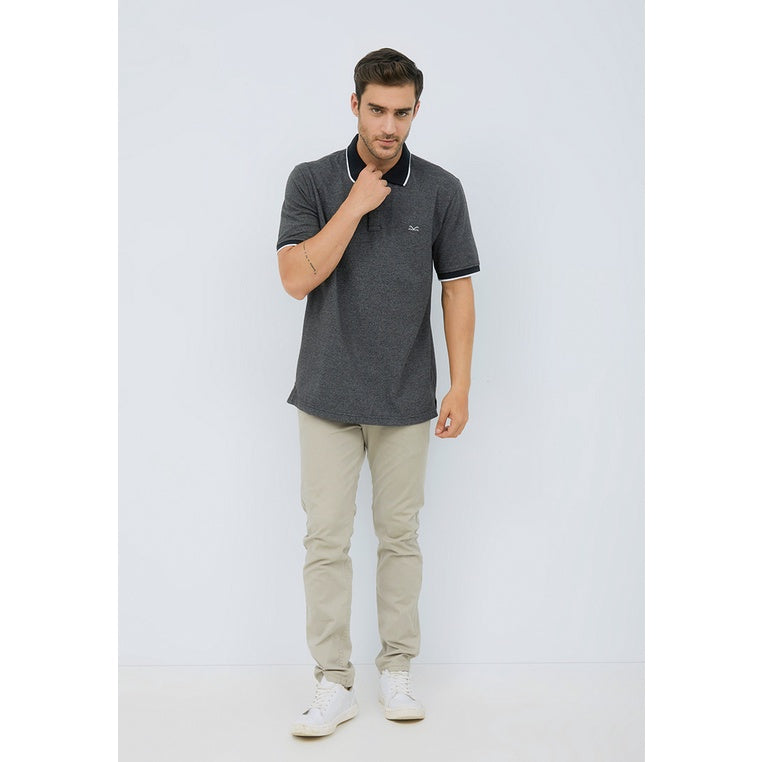 Carvil Polo Pria SHABO-BLK BLACK
