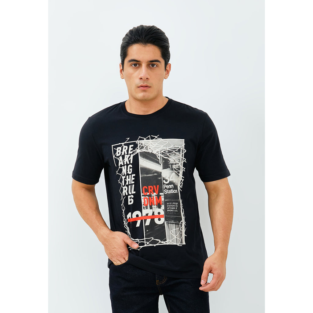 Carvil Tshirt Man BRONX-BLACK