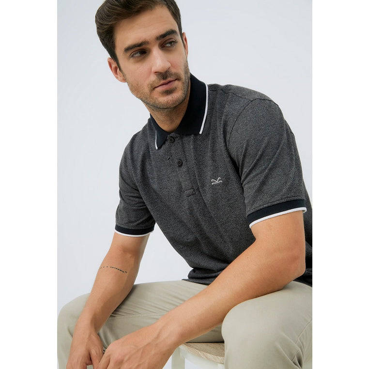 Carvil Polo Pria SHABO-BLK BLACK