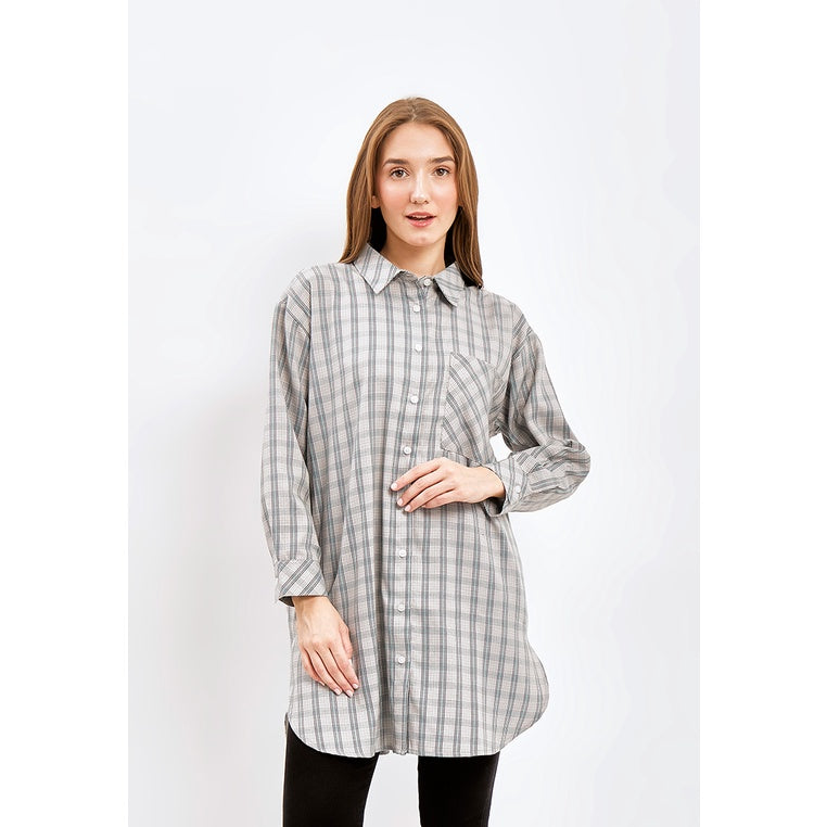 Carvil Kemeja Wanita DELCY-GREEN