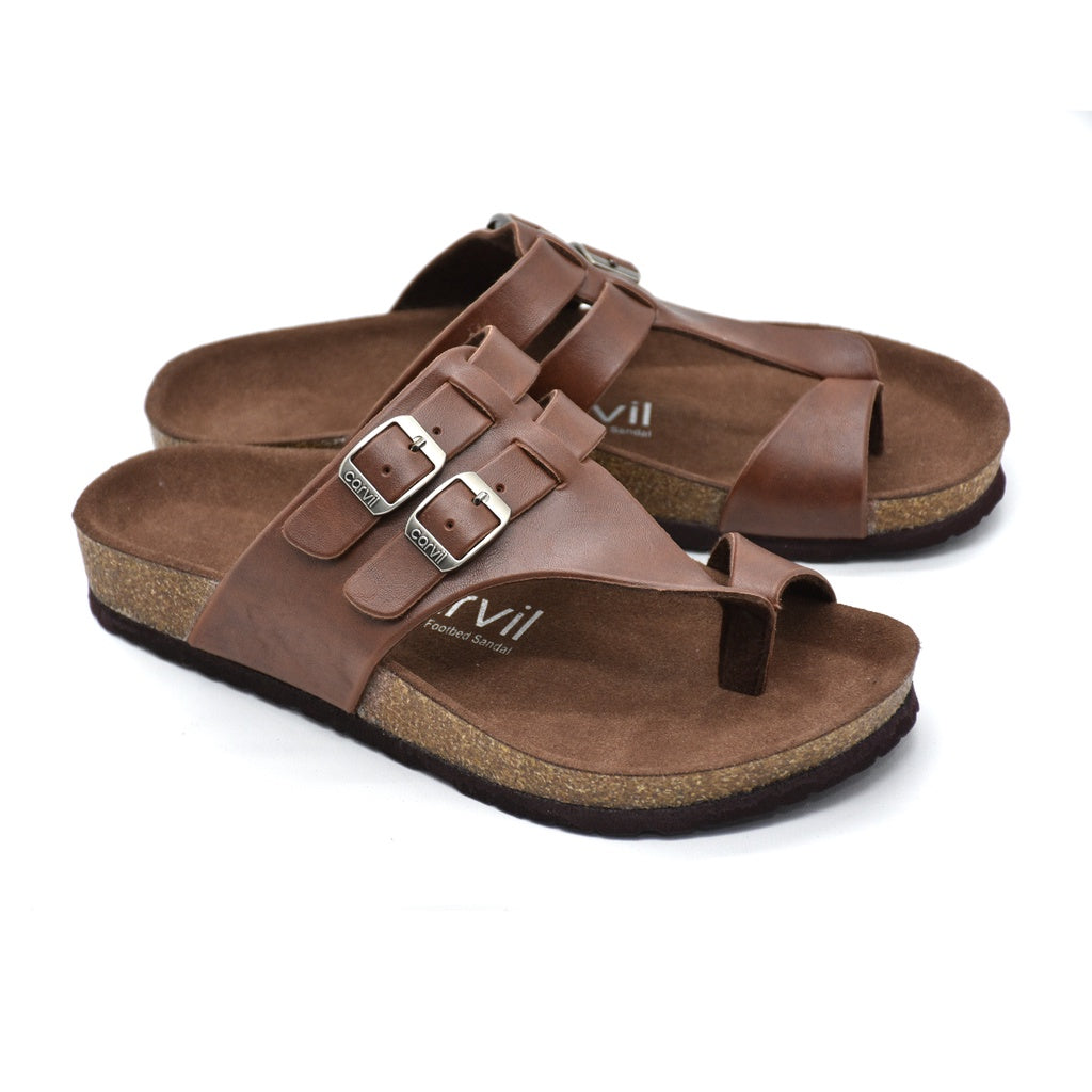 Carvil Sandal Pria ROMEO-03 M -DARK BROWN