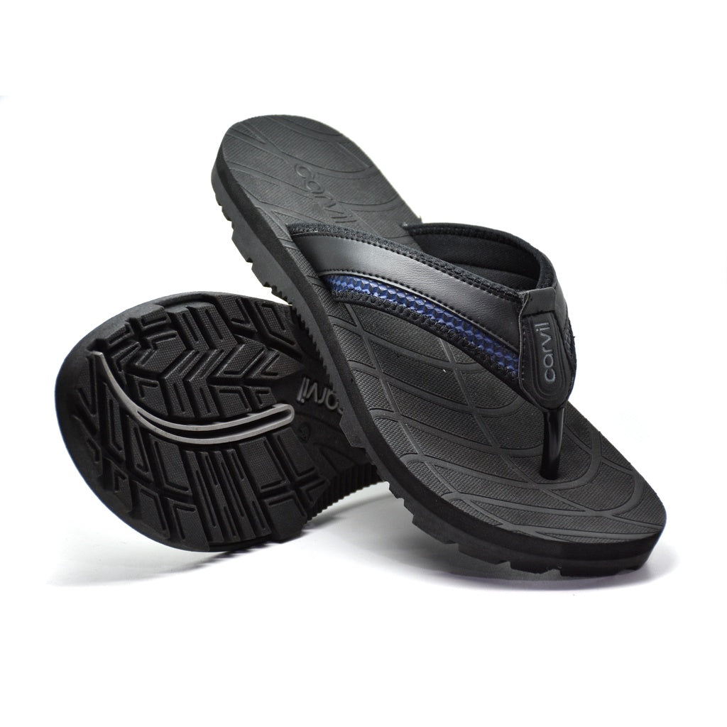 Carvil Sandal Pria FOXER-M BLACK/NAVY