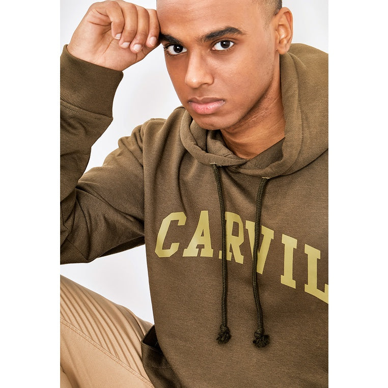 Carvil Sweater Pria CREW-OLI