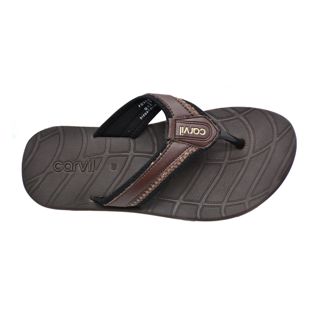 Carvil Sandal Pria FOXER-M BROWN/BEIGE