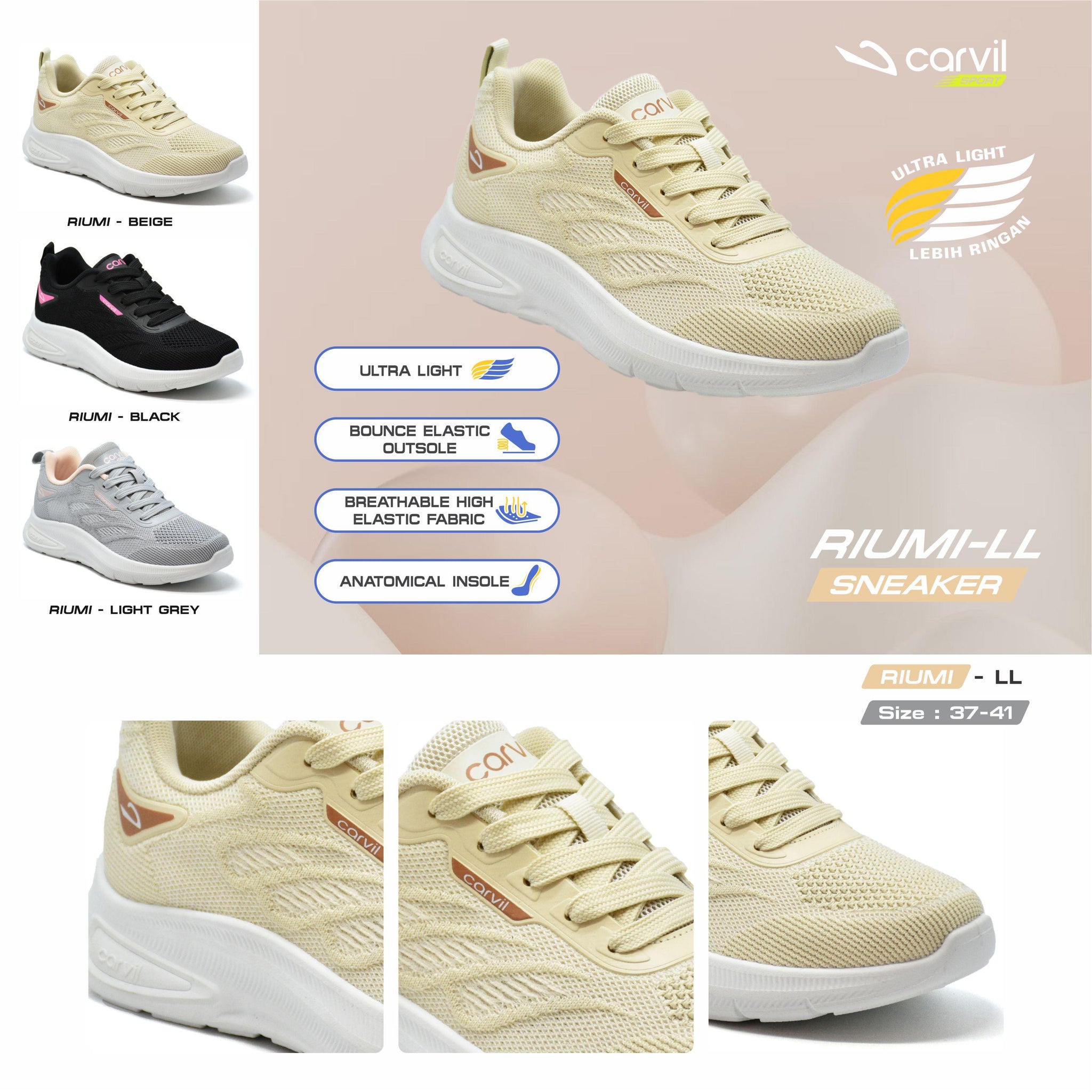 Carvil Sepatu Wanita Riumi - LL