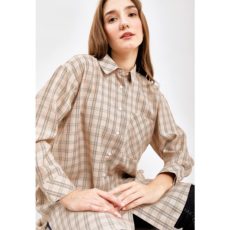Carvil Kemeja Wanita DELCY-YELLOW