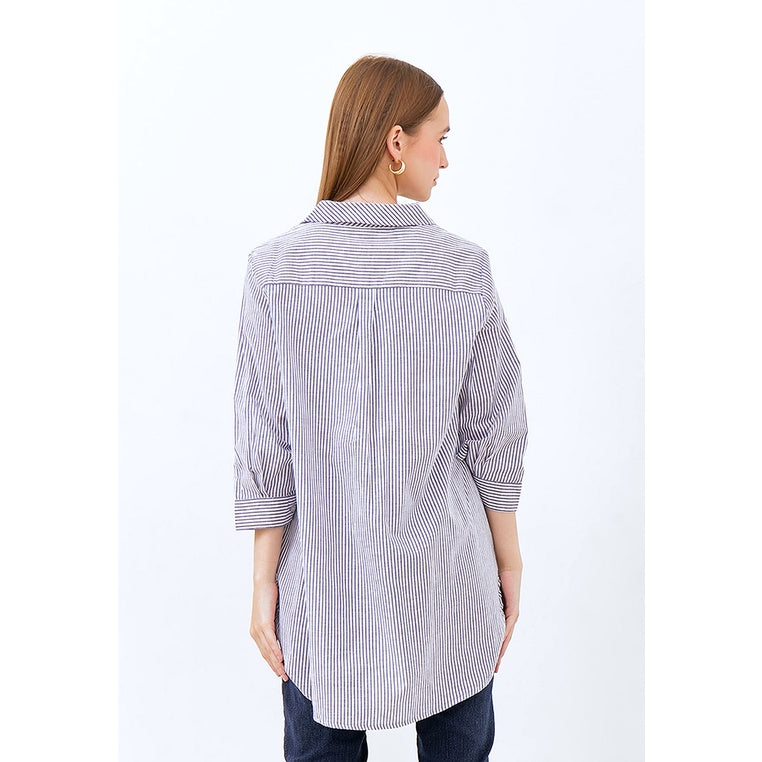 Carvil Blouse Wanita JANETH-BLU
