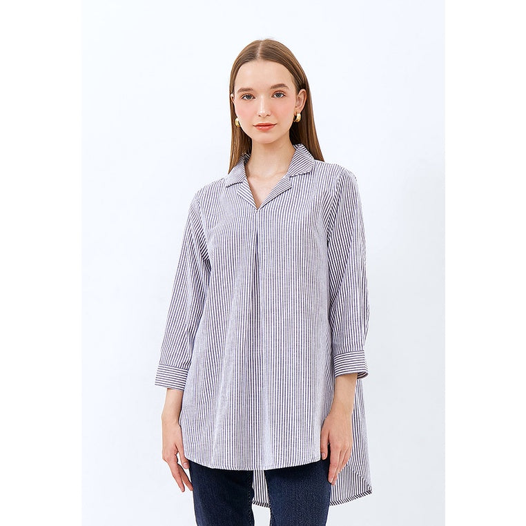 Carvil Blouse Wanita JANETH-BLU