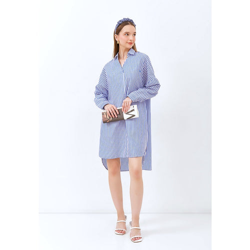 Carvil Blouse Wanita MALVIA - BLU