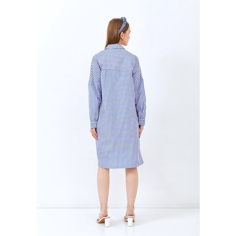 Carvil Blouse Wanita MALVIA - BLU