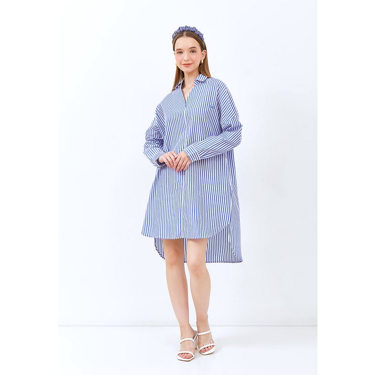 Carvil Blouse Wanita MALVIA - BLU