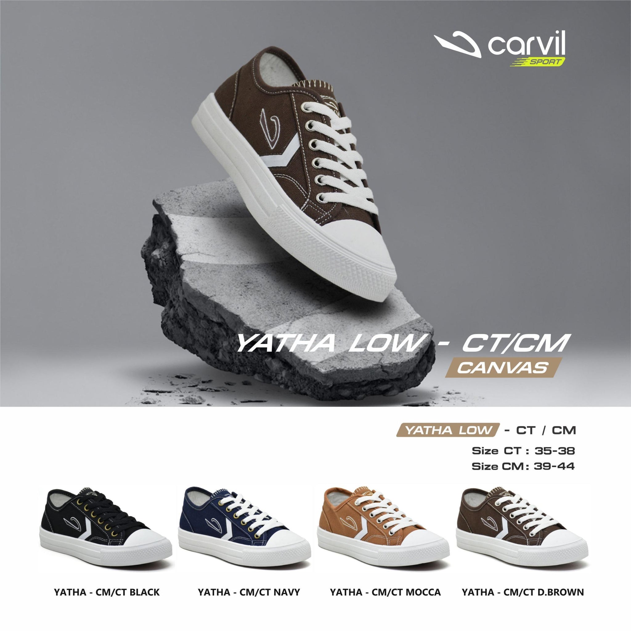 Carvil Sepatu Canvas Yatha Low