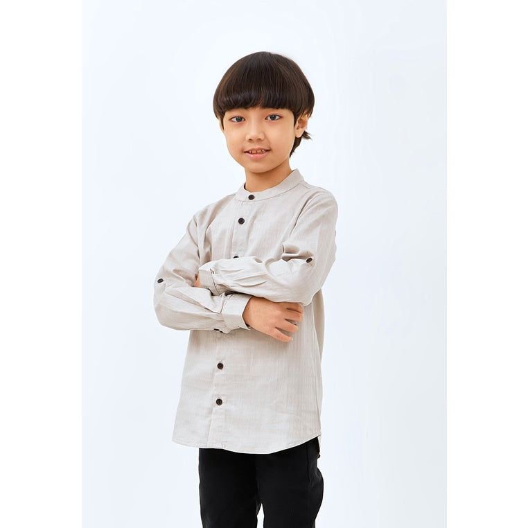 Carvil Baju Koko Anak ZIA-BG BEIGE