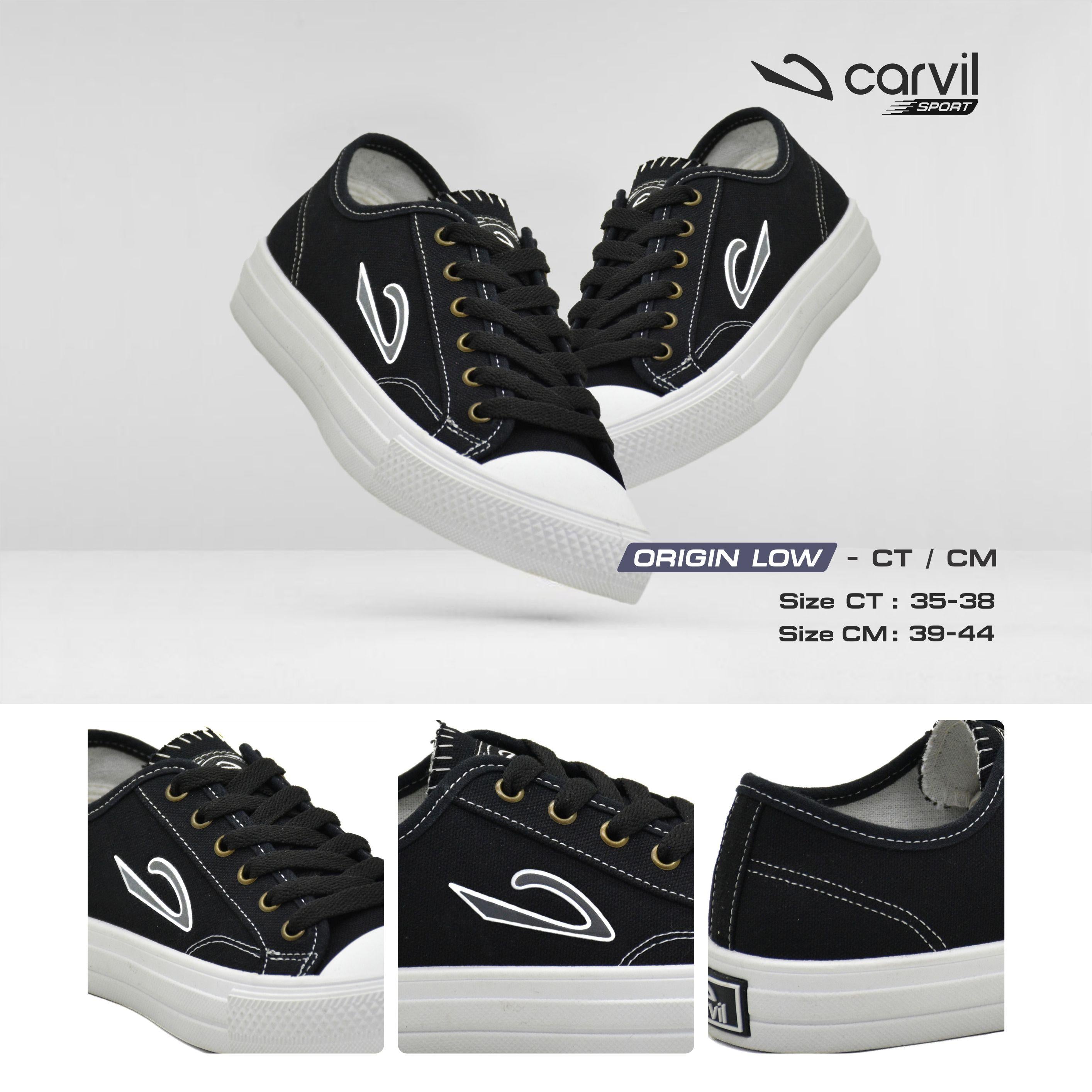 Carvil Sepatu Canvas Origin - Low