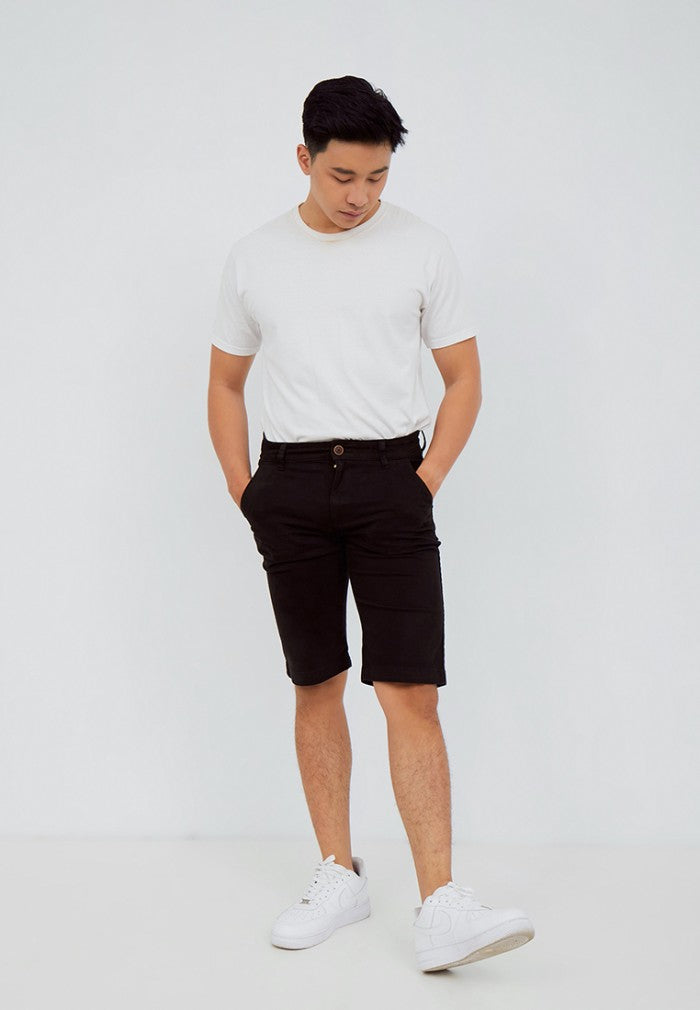 Carvil Celana Pendek Pria Bermuda NIMO - BLACK
