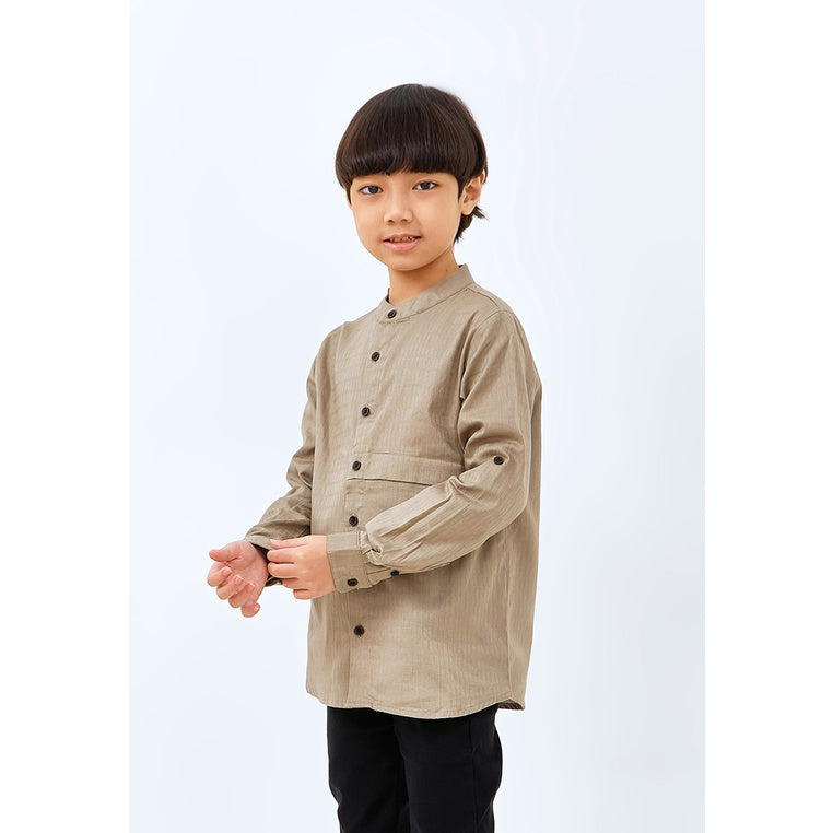 Carvil Baju Koko Anak ZIA-KH KHAKI