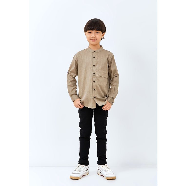 Carvil Baju Koko Anak ZIA-KH KHAKI