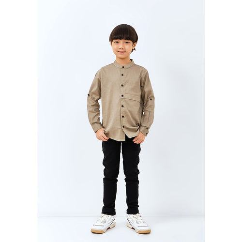 Carvil Baju Koko Anak ZIA-KH KHAKI