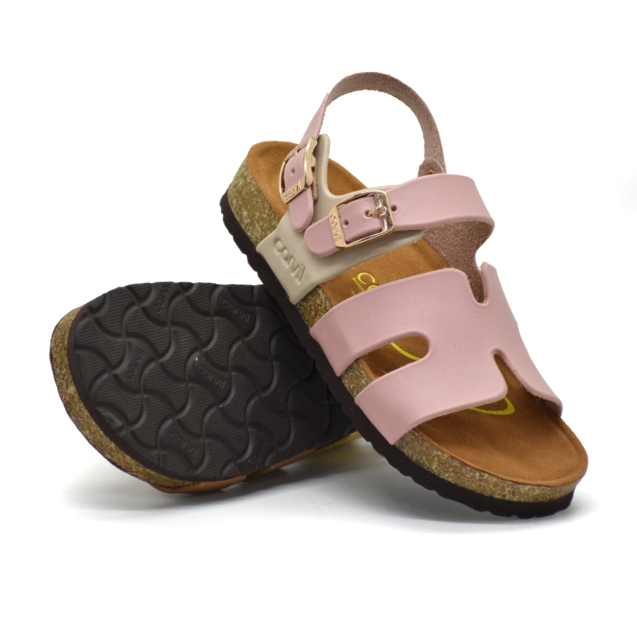 Carvil Sandal Anak Abigail - 02 TW Pink/Beige
