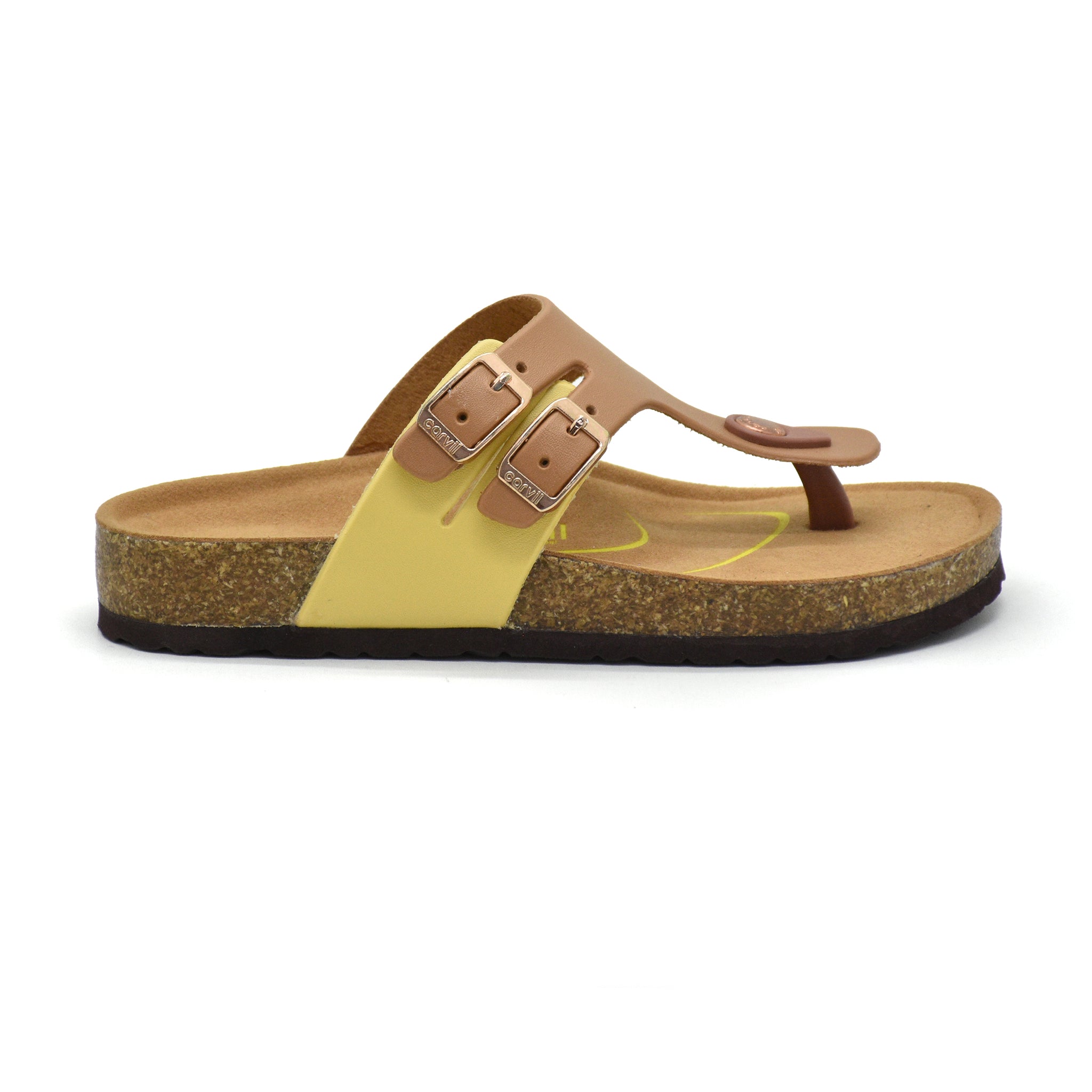 Carvil Sandal Anak Abigail - 01 TW - Stone/Yellow