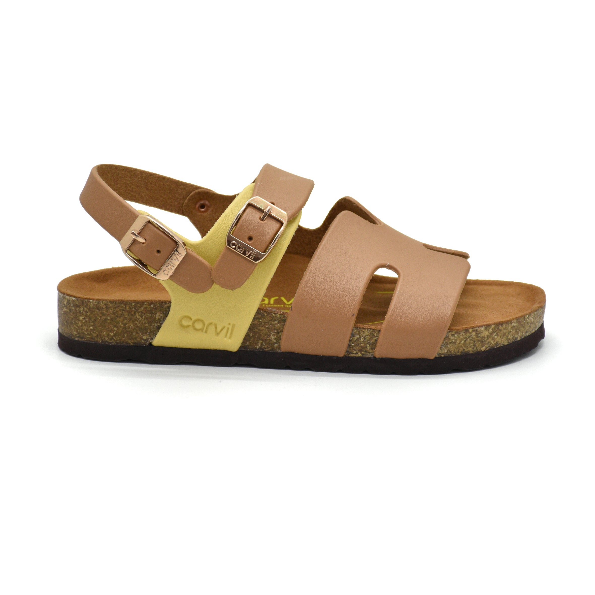 Carvil Sandal Anak Abigail - 02 TW Stone/Yellow