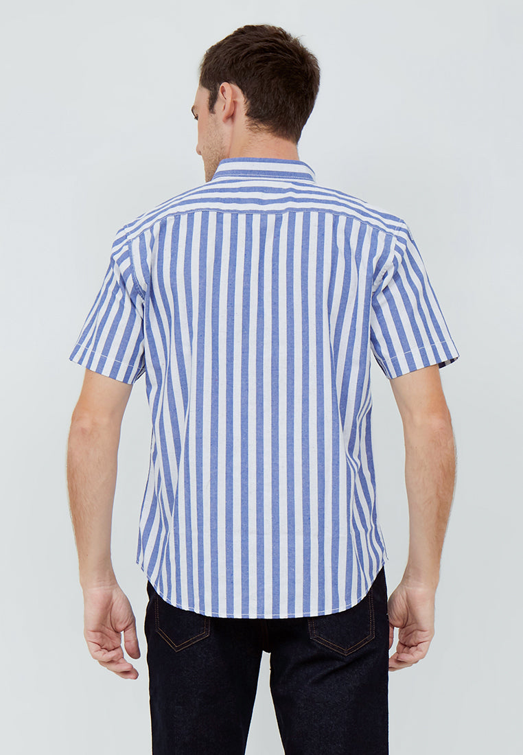 Carvil Shirt Man Ace-SS - Blue