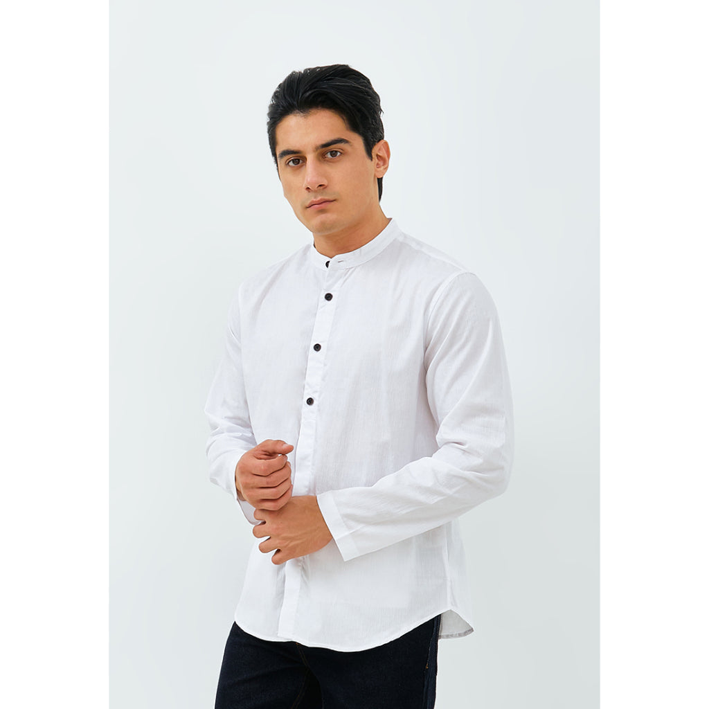 Carvil Baju Koko Man AFDHAL-WHT