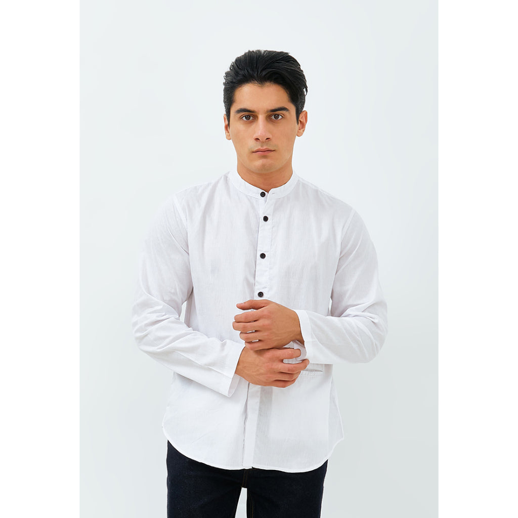 Carvil Baju Koko Man AFDHAL-WHT