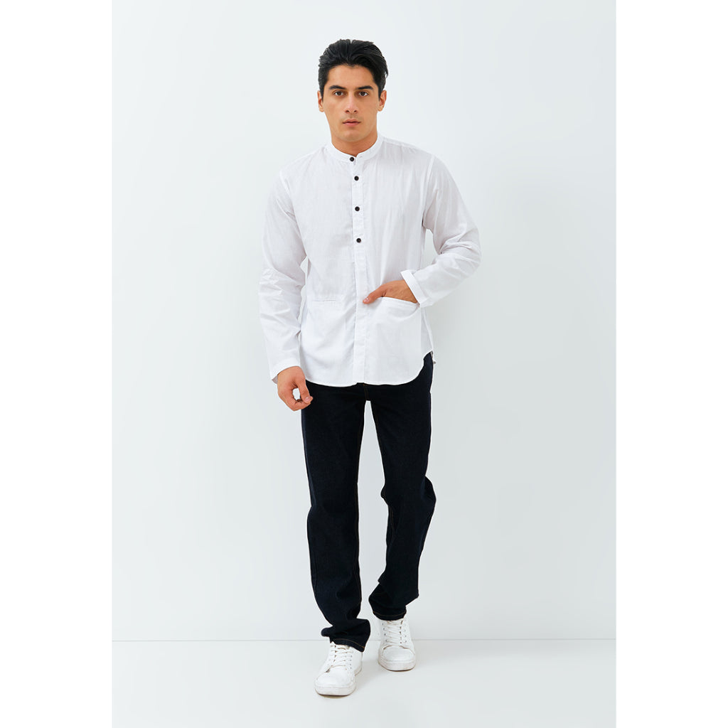 Carvil Baju Koko Man AFDHAL-WHT