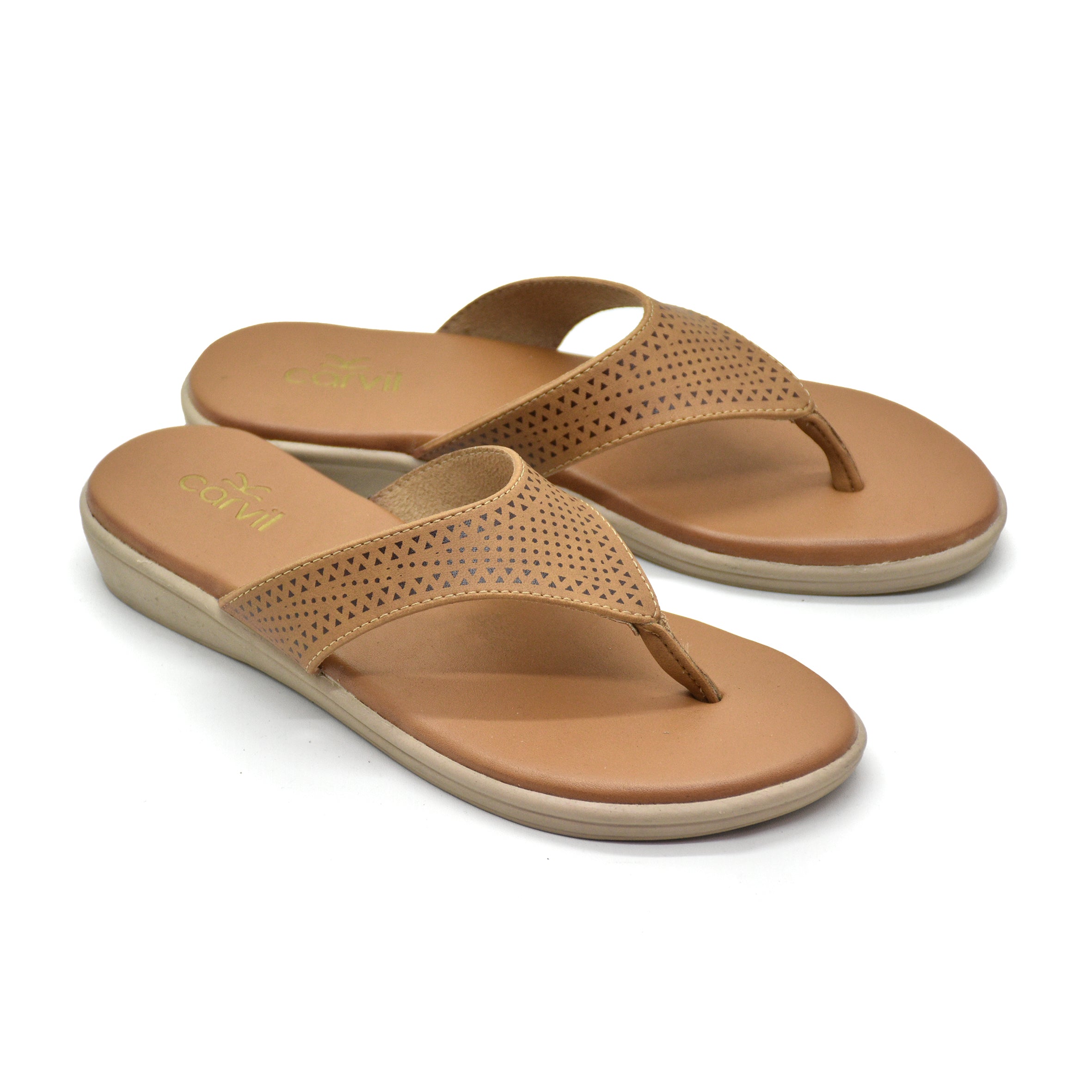 Carvil Sandal Wanita  ALLYRA-01 L TAN