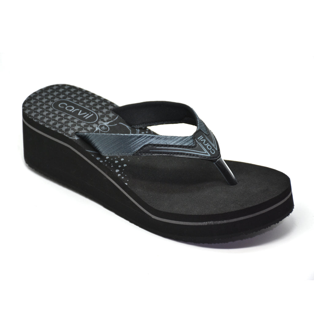 Carvil Sandal Wanita ALYSSA-LW - BLACK/GREY