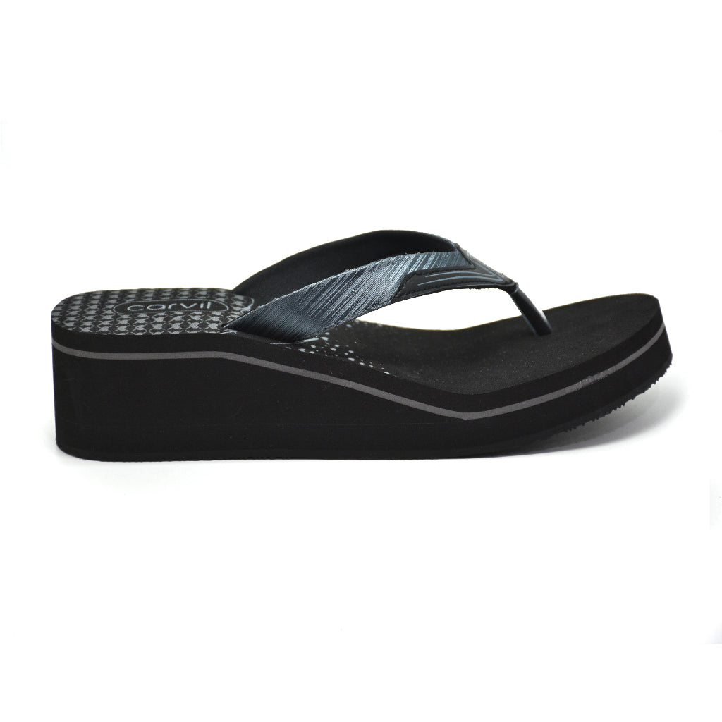 Carvil Sandal Wanita ALYSSA-LW - BLACK/GREY